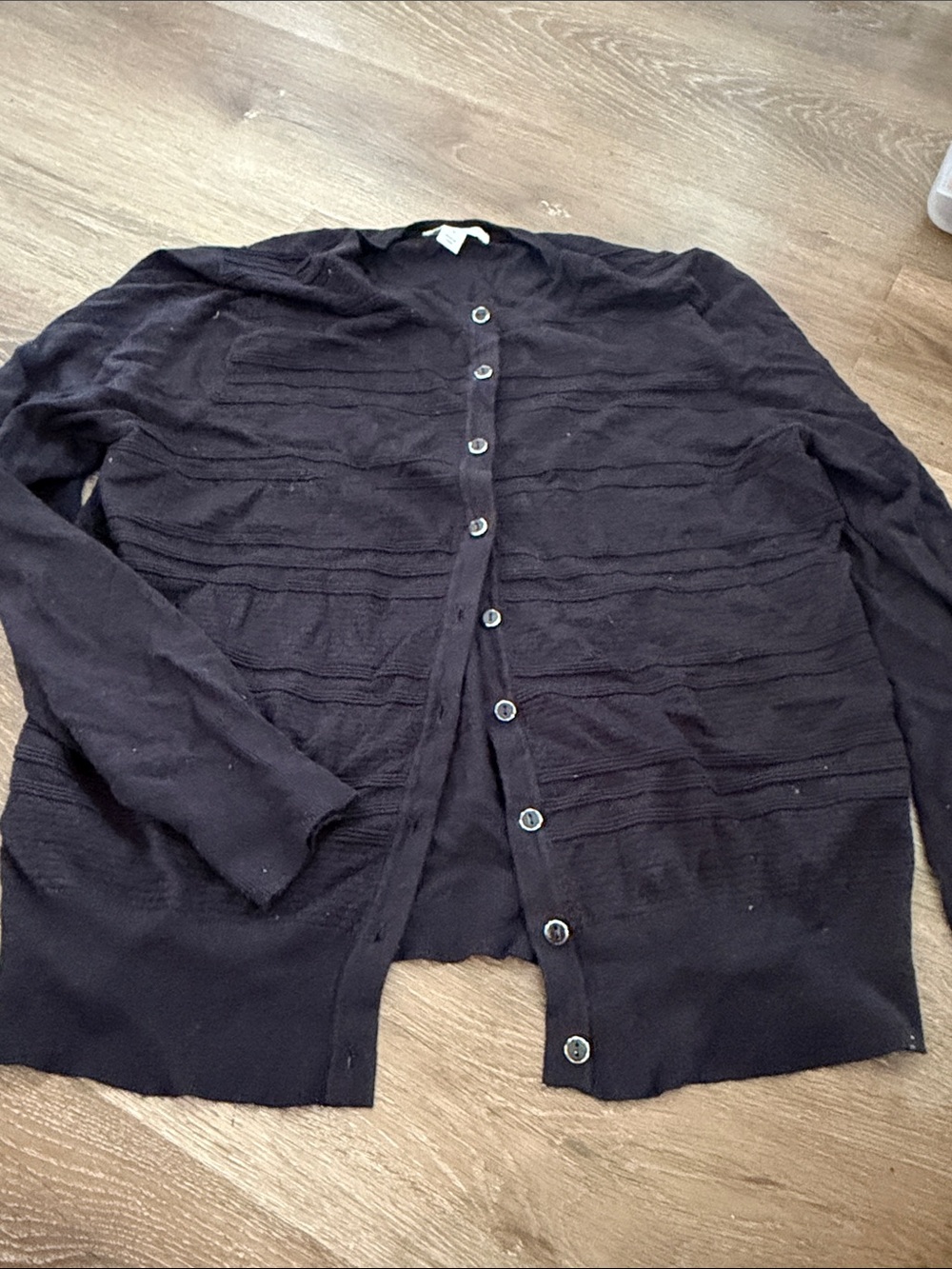 Charter Club Black Men's Button-Front Cardigan
